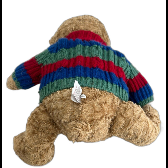 Gund Stuffed Animal Little Brown Bear with Holiday Sweater Plush Teddy (43467) - Picture 7 of 10